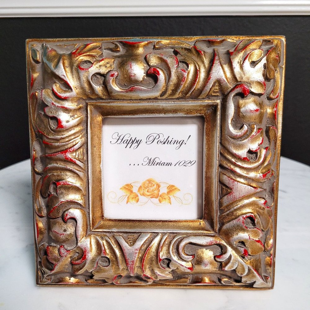 Ornate 3 ½” x 3 ½” Photo Frame